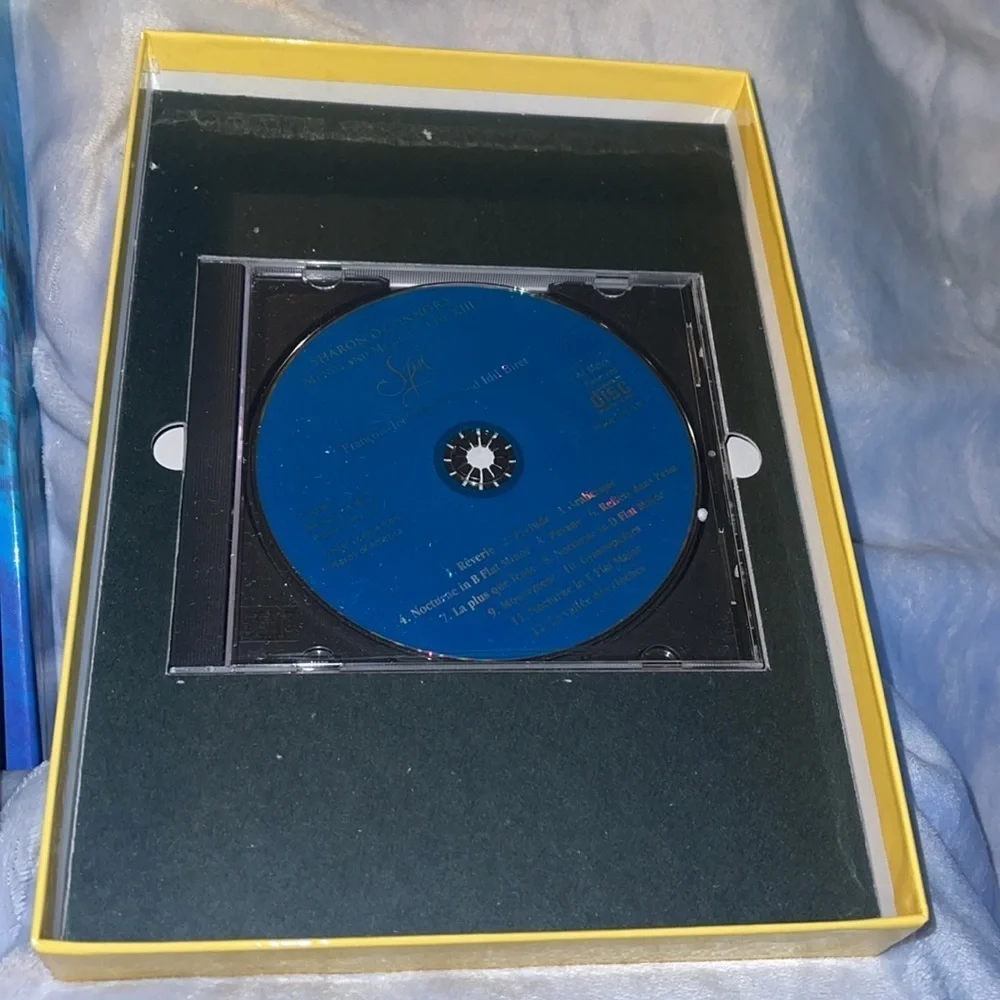 “Spa” cookbook, relaxing CD all in a box